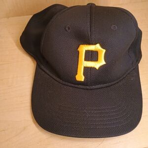 Pittsburgh Pirates Youth Hat Adjustable Black And Yellow